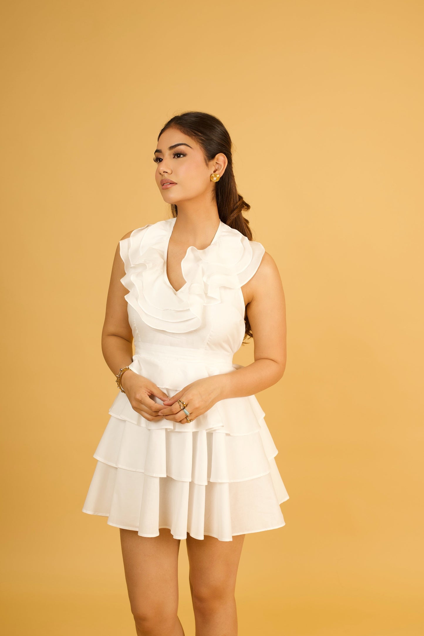 Riviera Ruffle Dress